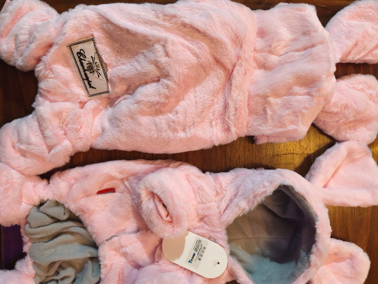 Ropita Enterizo Polar Rosa M/L